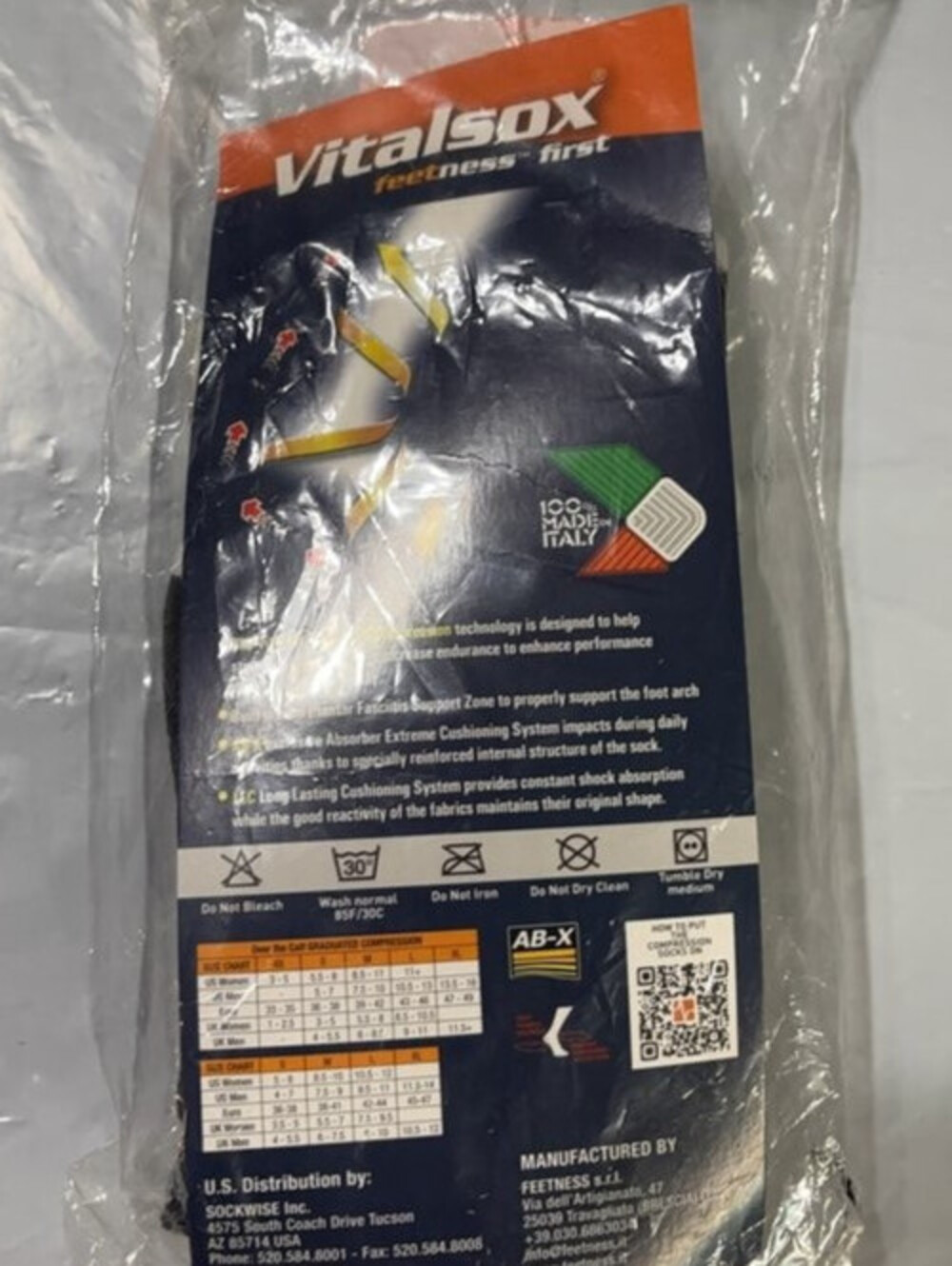 Vitalsox Compression Socks medium new in package